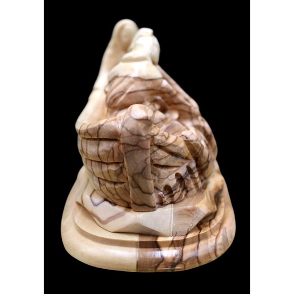 Vintage Collectable  Hand Carved (Olive Wood?) Figurine of Jesus and his Discipl - Picture 4 of 13